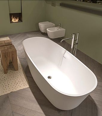 Ванна из искусственного камня отдельностоящая ANTONIO LUPI BA&igrave;A SMALL 170х70 (BAIAS)