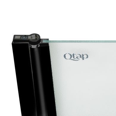 Штора на ванну QTAP STANDARD BLM407513APL 75х130 L / скло PEAR (STDBLM407513APL)