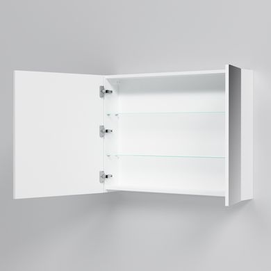 Зеркальный шкаф AM.PM LIKE/универсальный/80см (M80MCX0800WG38), Белый