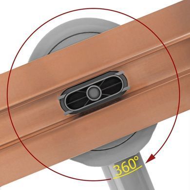 Душовий трап REA NEOX SLIM PRO 90х900 / мідний (REA-G4808)