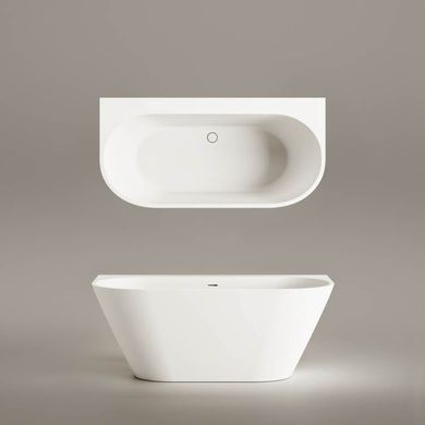 Ванна из искусственного камня PAA DECO WALL MATTE WHITE 166х81 (VADEWAS_00)