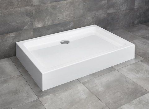 Душевой поддон RADAWAY LAROS D COMPACT акриловый, прямоугольный 1200X800 мм H170 белый SLD81217-01, 120x80