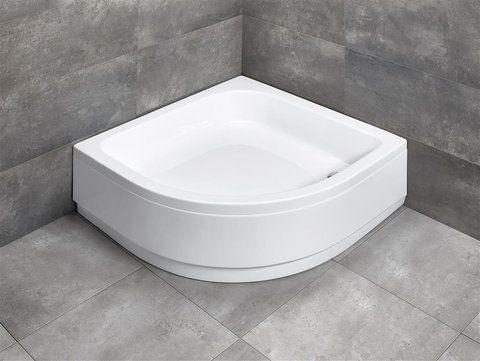 Душевой поддон RADAWAY SAMOS A акриловый, полукруглый 800X800 мм H295 белый 4S88300-03, 80x80