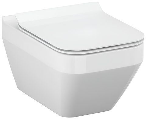 Підвісний унітаз CERSANIT CREA CLEAN ON / сидіння SOFT CLOSE SLIM (S701-404)