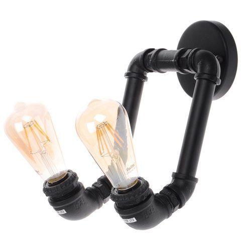 Бра настенное накладная труби лофт BL-330W/2 E27 BK