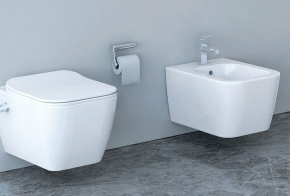 Підвісний унітаз-біде IDEVIT HALLEY + сидіння SOFT CLOSE (SETK3204-2617-001-1-6000)