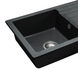 Гранітна кухонна мийка REA DAG BLACK плямиста