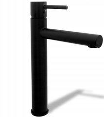 Змішувач для раковини (умивальника) REA TESS BLACK чорний високий REA-B0229