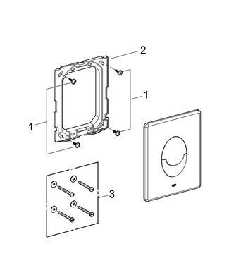 Клавіша змиву для унітазу GROHE GROHE START (38964000)