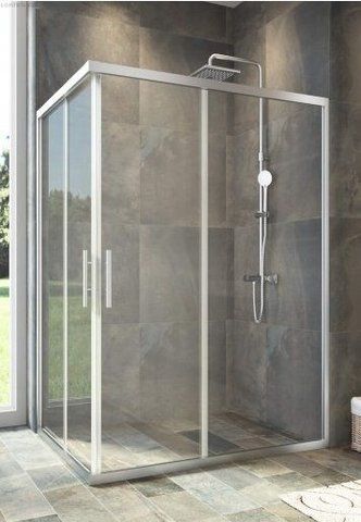 Душова кабіна VERONIS MAXI 120х80х190 / профіль хром / скло прозоре (VE-MAXI12080)
