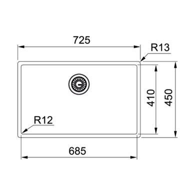 Кухонна мийка FRANKE BOX BXM 210 / 110-68 / мідь (127.0662.644)