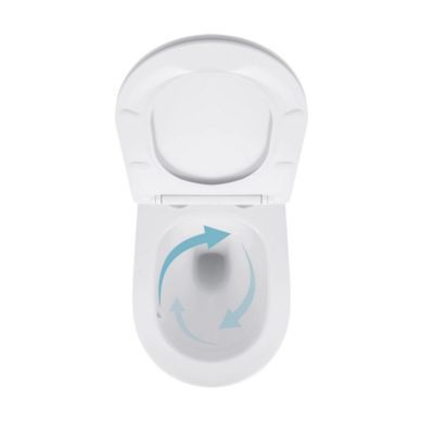 Комплект 4в1: Інсталяція для унітазу QTAP NEST + підвісний унітаз JAY ULTRA QUIET 520х360х320 + клавіша змиву BLACK MAT (QT07335175W48192)