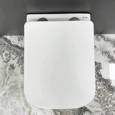 Подвесной унитаз VBI TOLEDO WHITE + сиденье SOFT CLOSE (VBI-01001EX)