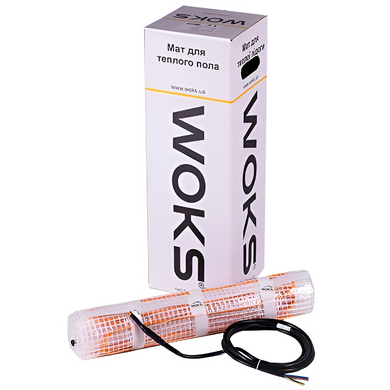 Нагревательный двужильный мат WOKSMAT - 6м / 3м² / 480Вт (1637-11395)