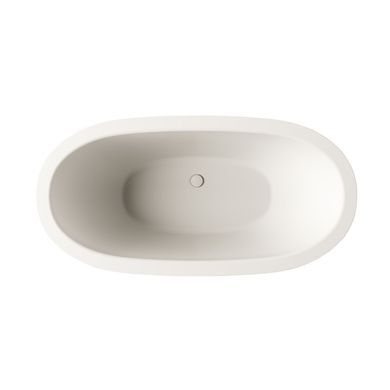 Ванна из искусственного камня отдельностоящая PAA DOLCE MATTE WHITE 180х90 (VADOS_00)