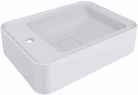 Раковина зі штучного каменю MIRAGGIO MARRAKESH R 51.9х38 / біла (8814256)