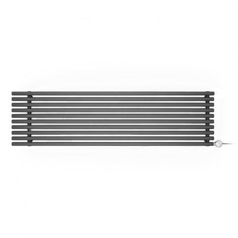 Радіатор TERMA TUNE VWD 600X1590 RAL9005 Підключення бічне праве