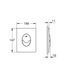 Клавіша змиву для унітазу GROHE GROHE START (38964000)