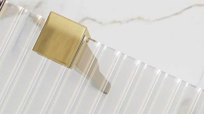 Душевая стенка REA AERO INTIMO 90х195 / профиль золото матовое / стекло TRANSPARENT (REA-K4124)