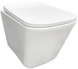 Подвесной унитаз VBI TOLEDO WHITE + сиденье SOFT CLOSE (VBI-01001EX)