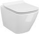 Подвесной унитаз CERSANIT CITY CLEAN ON + сиденье SLIM SOFT CLOSE (S701-405)