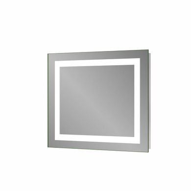 Дзеркало Sanwerk LAVA 'Kvadra' з білим підсвічуванням LED 2835 та інфрачервоним датчиком, 900x650 мм, ZL0000162