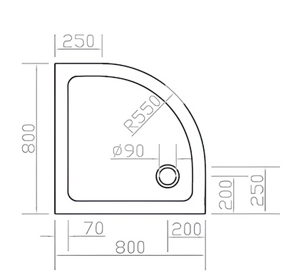 Панель EGER SMC для душевого поддона PAN-800R