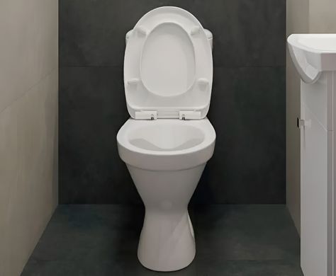 Підлоговий унітаз CERSANIT CERSANIA SIMPLEON 704 011 3/6л + сидіння SOFT CLOSE (K119-003)