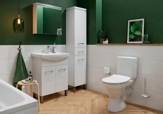 Підлоговий унітаз CERSANIT CERSANIA SIMPLEON 704 011 3/6л + сидіння SOFT CLOSE (K119-003)