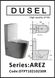 Підлоговий унітаз DUSEL AREZ DTPT10210230R (Dusel-160)