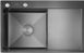Кухонна мийка DUSEL DS50778-2RNB 78х49 RIGHT NANO BLACK (DUSEL-591)
