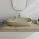 Раковина CATALANO GREEN LUX GRIGIO SATINATO 40х80 / бежева / матова (180APGRLXGS)