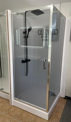Душова кабіна DUSEL A-515 120X90X190 / шиншила (DUSEL-324), Матове скло