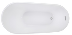 Ванна акриловая отдельностоящая BESCO MELODY ретро 170х80 + сифон клик-клак (NAVARA41337)