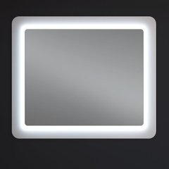 Зеркало Sanwerk ULTRA "Cosmo White" с белой подсветкой LED 2835 и инфракрасным датчиком, 880x830 мм, ZU0000140