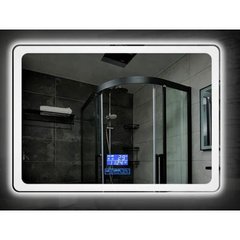 Зеркало DUSEL DE-M3051 75x100 / часами / Bluetooth (Dusel-263)