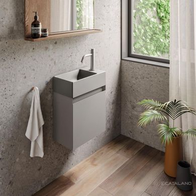 Раковина для ванной подвесная Catalano VERSO 40x23 см. серый матовый (14023VECS), Серый