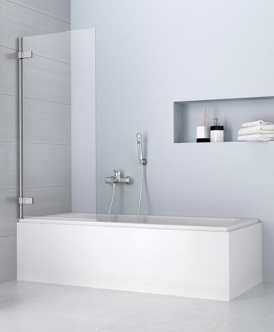 Шторка для ванны RADAWAY ARTA PNJ 70х150 R / профиль хром / стекло прозрачное (210101-01R)