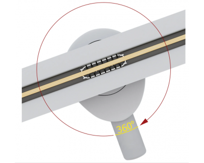 Душовий трап REA NEO ULTRA SLIM PRO 80х800 / золото (REA-G9805)