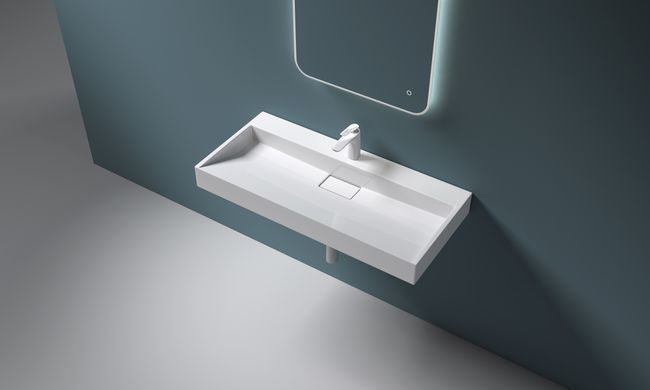 Раковина из искусственного камня VBI ESTE 46х90 WHITE 1/O (VBI-019917)