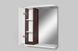 Зеркальный шкаф AM.PM Like с подсветкой, подвесной, правый 650x150 мм h780 мм, белый/венге M80MCR0651VF38
