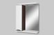 Зеркальный шкаф AM.PM Like с подсветкой, подвесной, правый 650x150 мм h780 мм, белый/венге M80MCR0651VF38