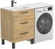 Тумба напольная MIRAGGIO TESSA / дуб Гамильтон + раковина LAKE 1250 L (8815274)