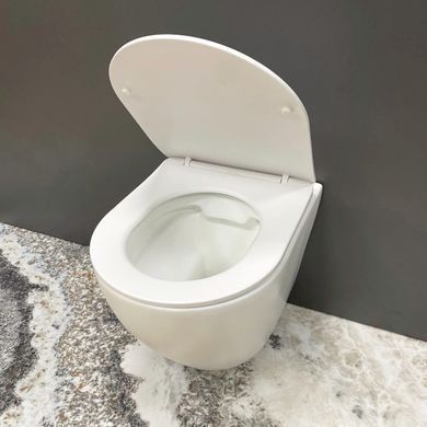 Подвесной унитаз VBI VULCANO WHITE MATT + сиденье SOFT CLOSE (VBI-020415)