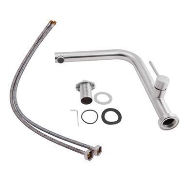Змішувач для кухні QTAP ZDENEK QTZDN9032103FC BRUSHED NICKEL PVD, Нікель