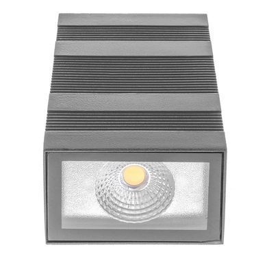 Підсвітка LED фасадна IP65 AL-218/2х3W NW COB BK