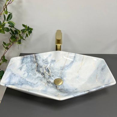 Раковина VBI VENEZIA 41.5х64 GRANIT GLOSSY (VBI-012404)