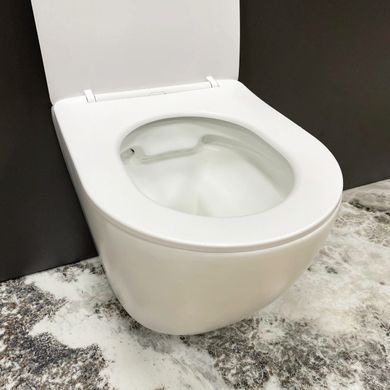 Подвесной унитаз VBI VULCANO WHITE MATT + сиденье SOFT CLOSE (VBI-020415)