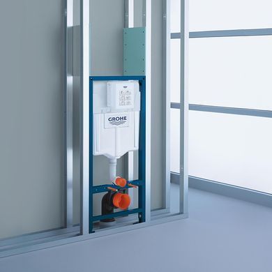 Комплект 4в1: Інсталяція для унітазу GROHE RAPID SL + клавіша змиву змиву GROHE SKATE COSMOPOLITAN / хром (3873200A)