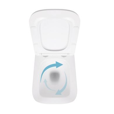 Подвесной унитаз QTAP CROW + сиденье SOFT CLOSE (QT05335172W)